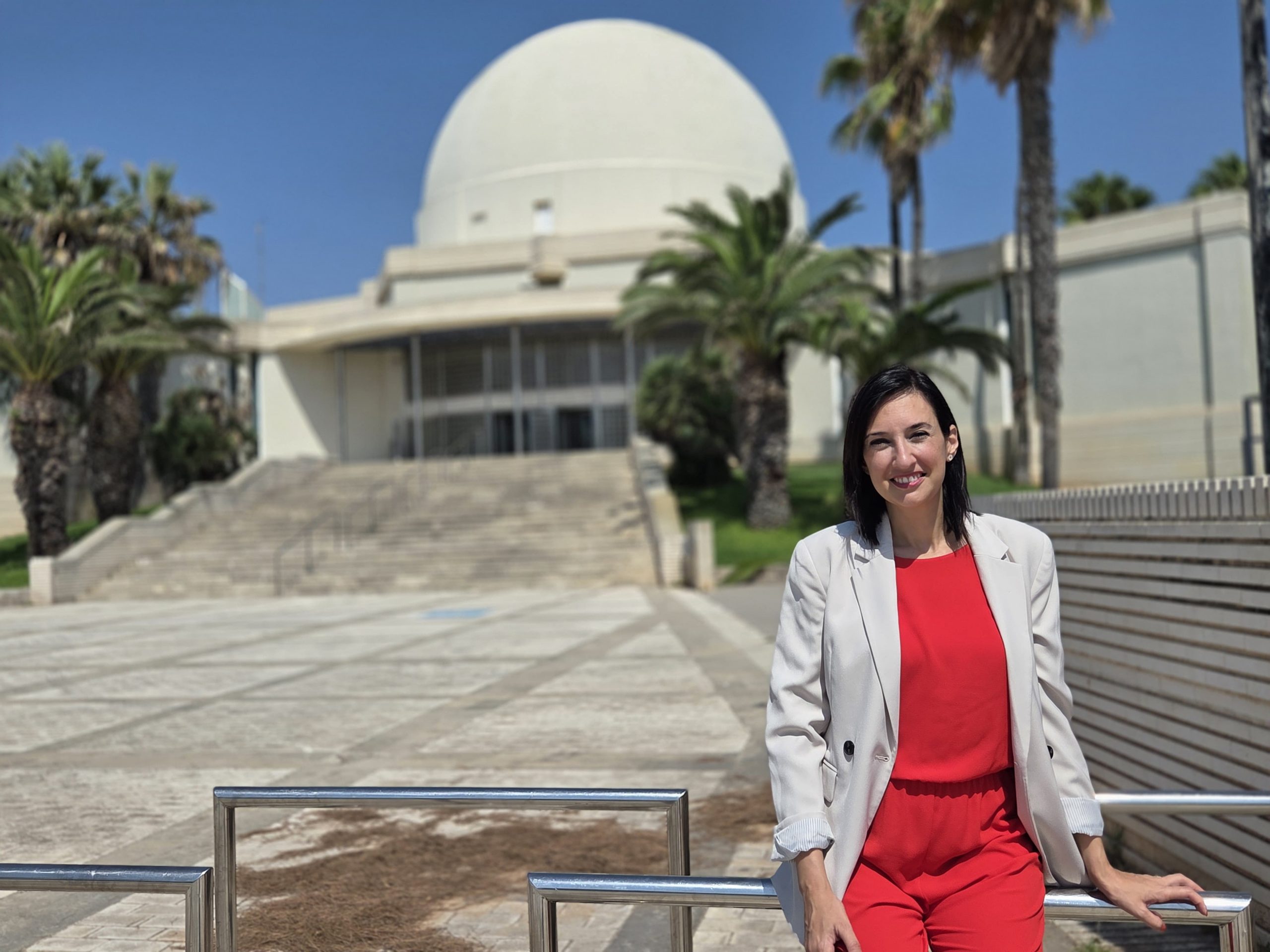 María España en el Planetario de Castellón