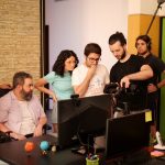 Rodaje de Abrahán con ene.