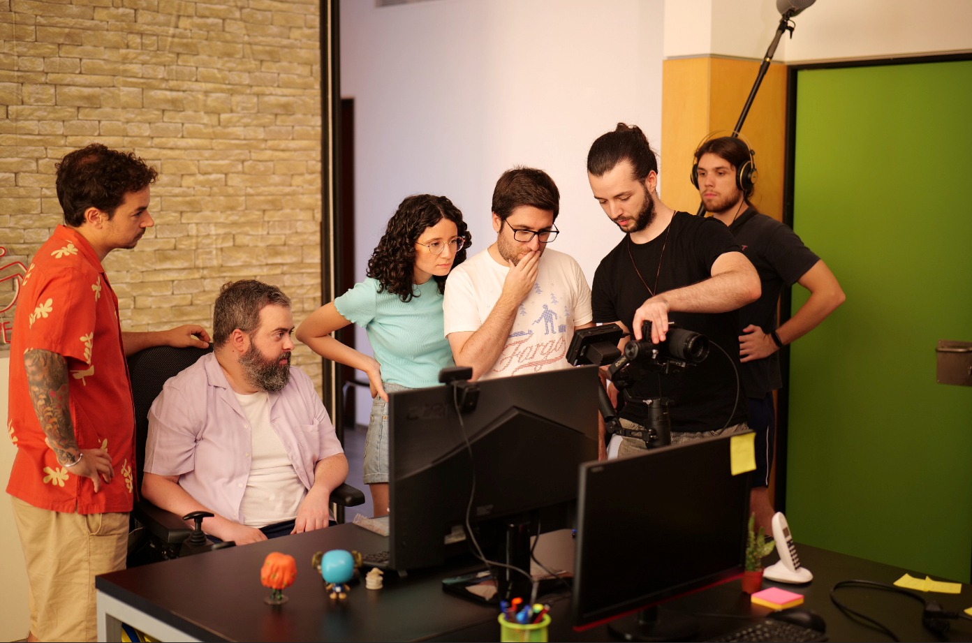 Rodaje de Abrahán con ene.