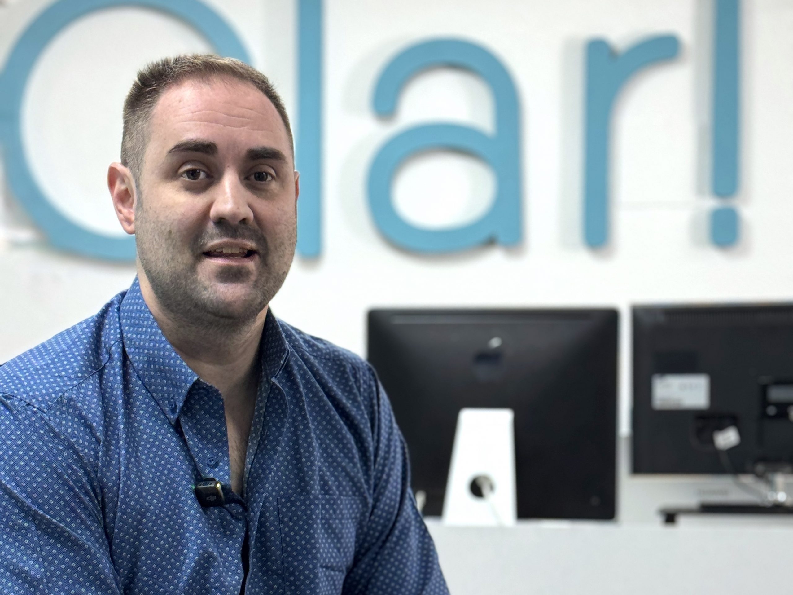 David Martí en Clar TV.