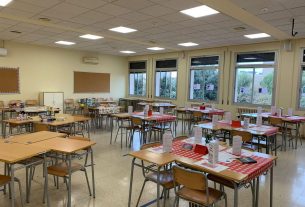 Aula de l'IES Francesc Tàrrega a Vila-real.