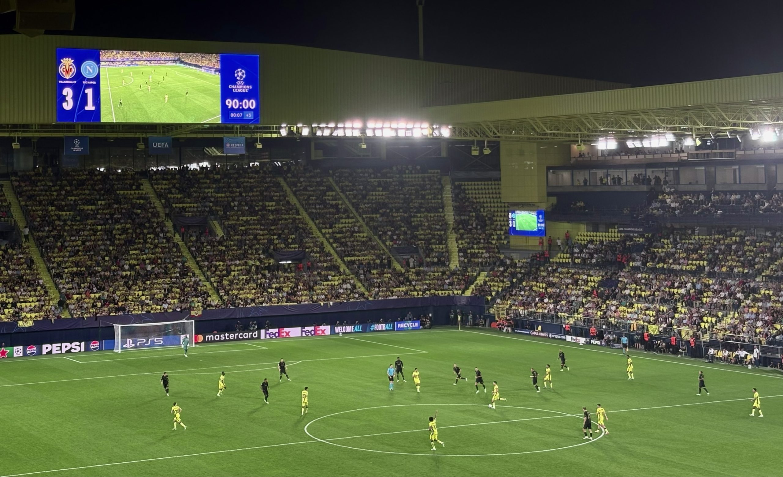 Villarreal (3) Napoles (1).