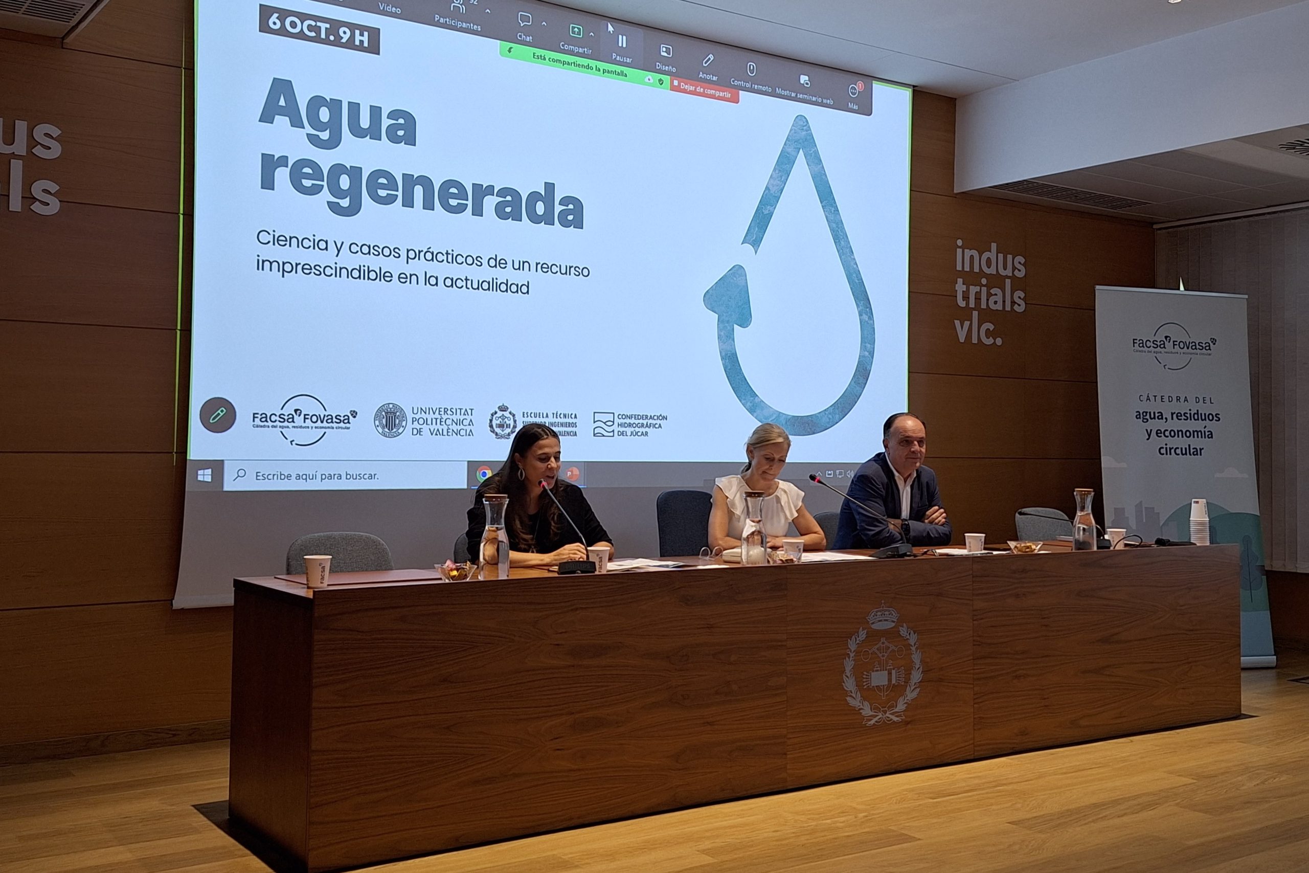 Agua regenerada y sus nuevos usos.